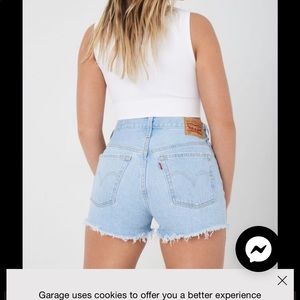 Women’s 501 High Rise Jean shorts